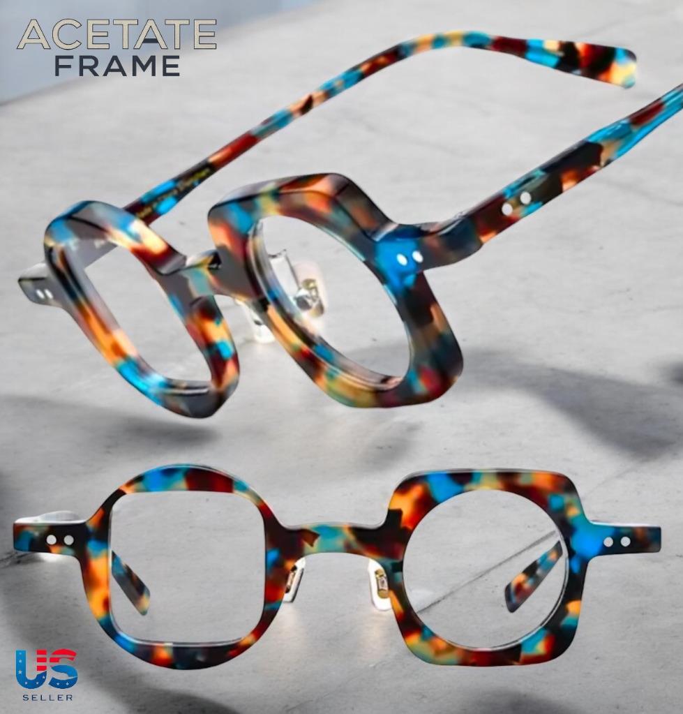 Funky Artsy Contemporary Modern Clear Lens EYE GLASSES Acetate Optical  Frame C3