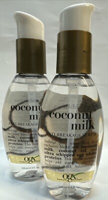 2ogx coconut milk anti-breakage serum 4oz ea