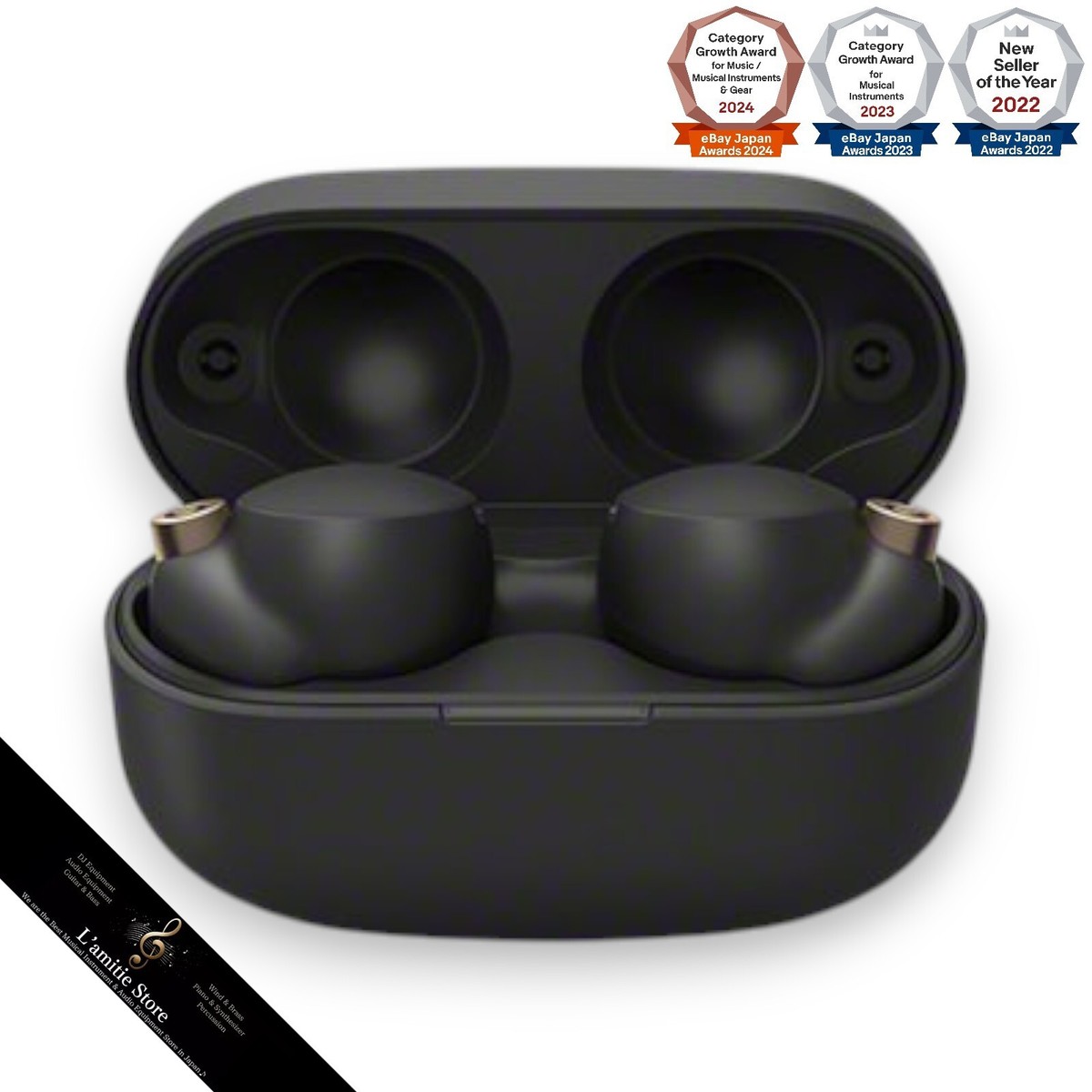 Sony WF-1000XM4 BK Black WF100XM4 WF1000 Wireless earphones Japan