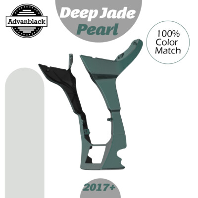 DEEP JADE PEARL Advanblack Fairing Spoiler Kit Fits for 2017+ Harley Road Glide