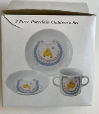 Infant Children's 3 PC. DISH SET MADE IN JAPAN Hunson's Bay Company Canada