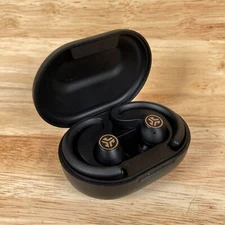 JLab Jbuds Air Sport Black True Wireless Bluetooth Sweatproof Earbuds with Case