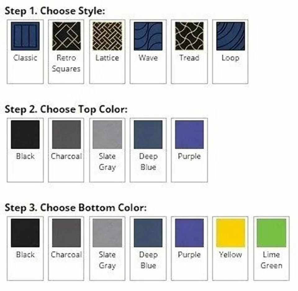 Polaris SLH SLX Pro 1200 Elite Tapetes de Tração Foot Pad PWC BlackTip - Imagem 2 de 4