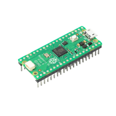 Raspberry Pi Pico H - Microcontroller Development Board w/ Soldered GPIO Headers