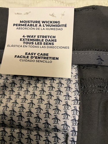 NEW! Penguin Munsingwear Original Shorts Men's 32 Asphalt Repreve - Picture 4 of 4