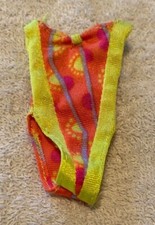 1990 SKIPPER Doll HAWAIIAN FUN ORANGE/YELLOW SWIMSUIT BATHING SUIT Barbie