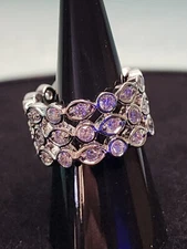 Sparkle Points✨ Size 8 Rowes Eternity Ring 🌟 Gift Box