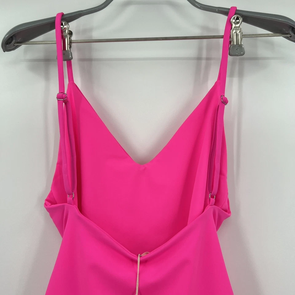 Mara Hoffman Gamela Self-Belt One-Piece Swimsuit in Hot Pink sz XS $250 Swim - Image 4 of 4
