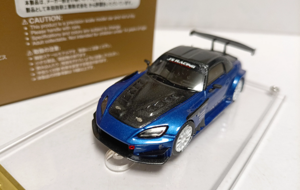 IG 1/64 Resin car model Honda S2000 JS Racing AP1 Blue
