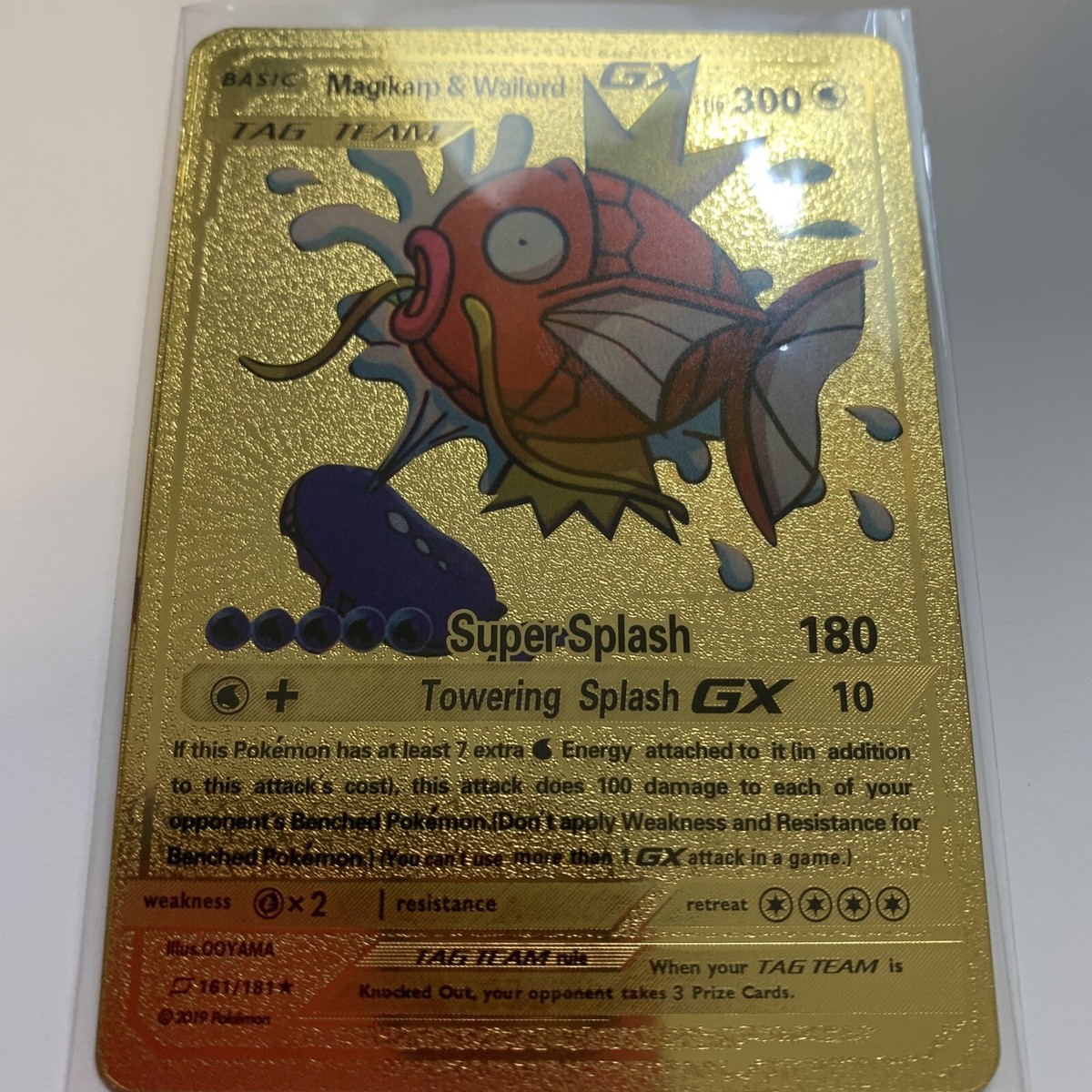 pokemon tag team gold cards VMax Foiled Card GX Attack 3 Pikachu & Zekrom GX #221