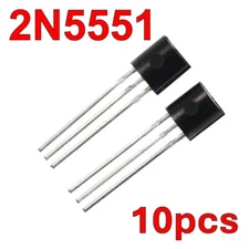 10pcs 2N5551 General Purpose NPN Transistor TO-92 GENERIC US Ship