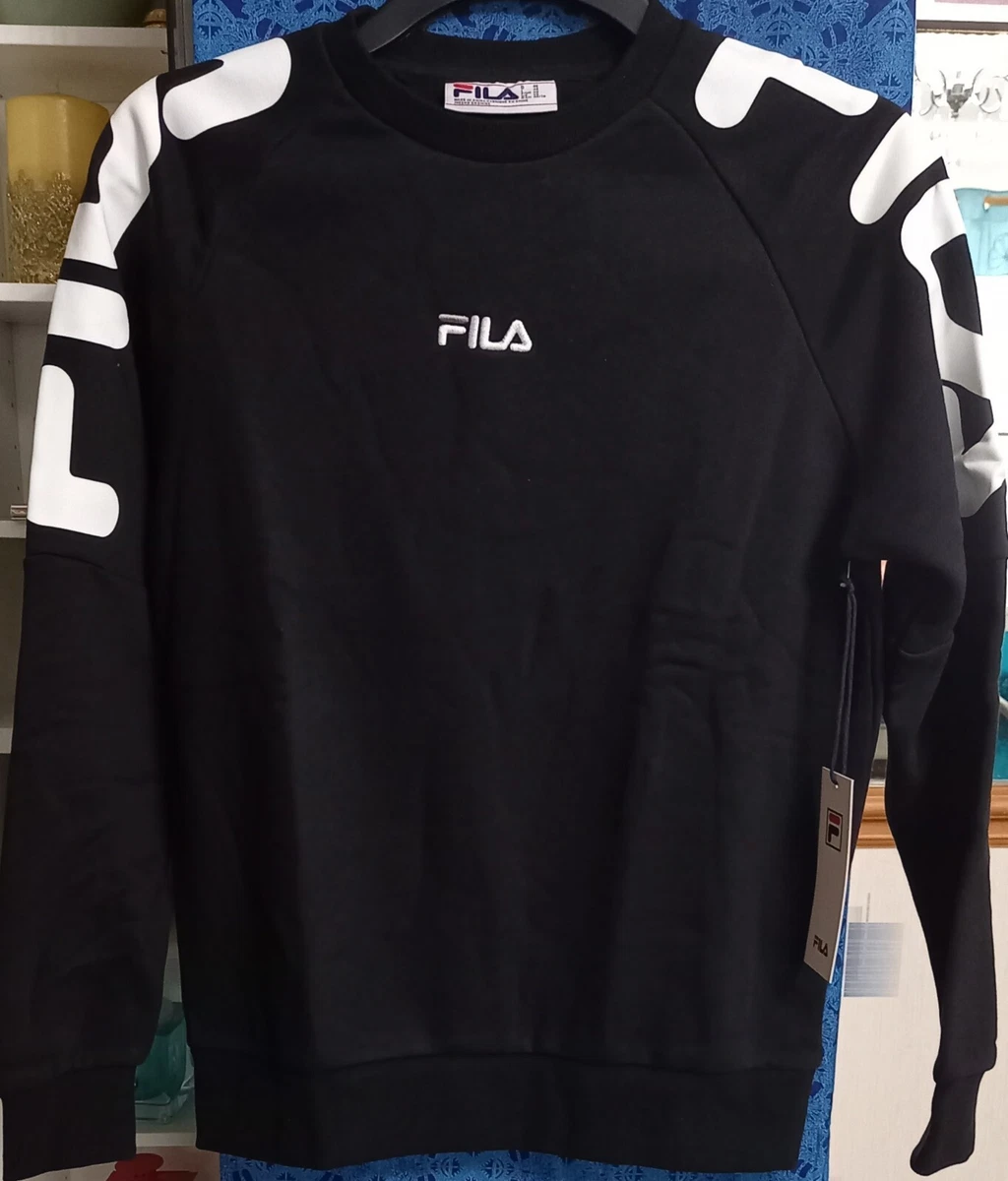 Fila grey sweatshirt mens deals