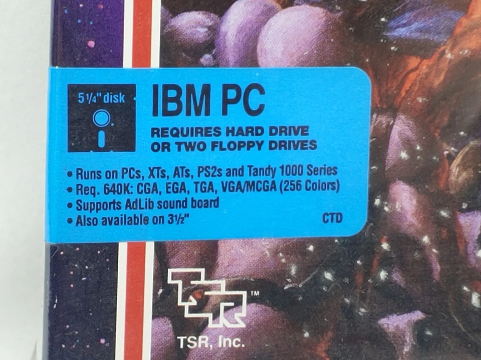 Buck Rogers Countdown to Doomsday PC game 5.25" SSI NEW ORIGINAL SEAL Big Box PC - Image 2 of 4