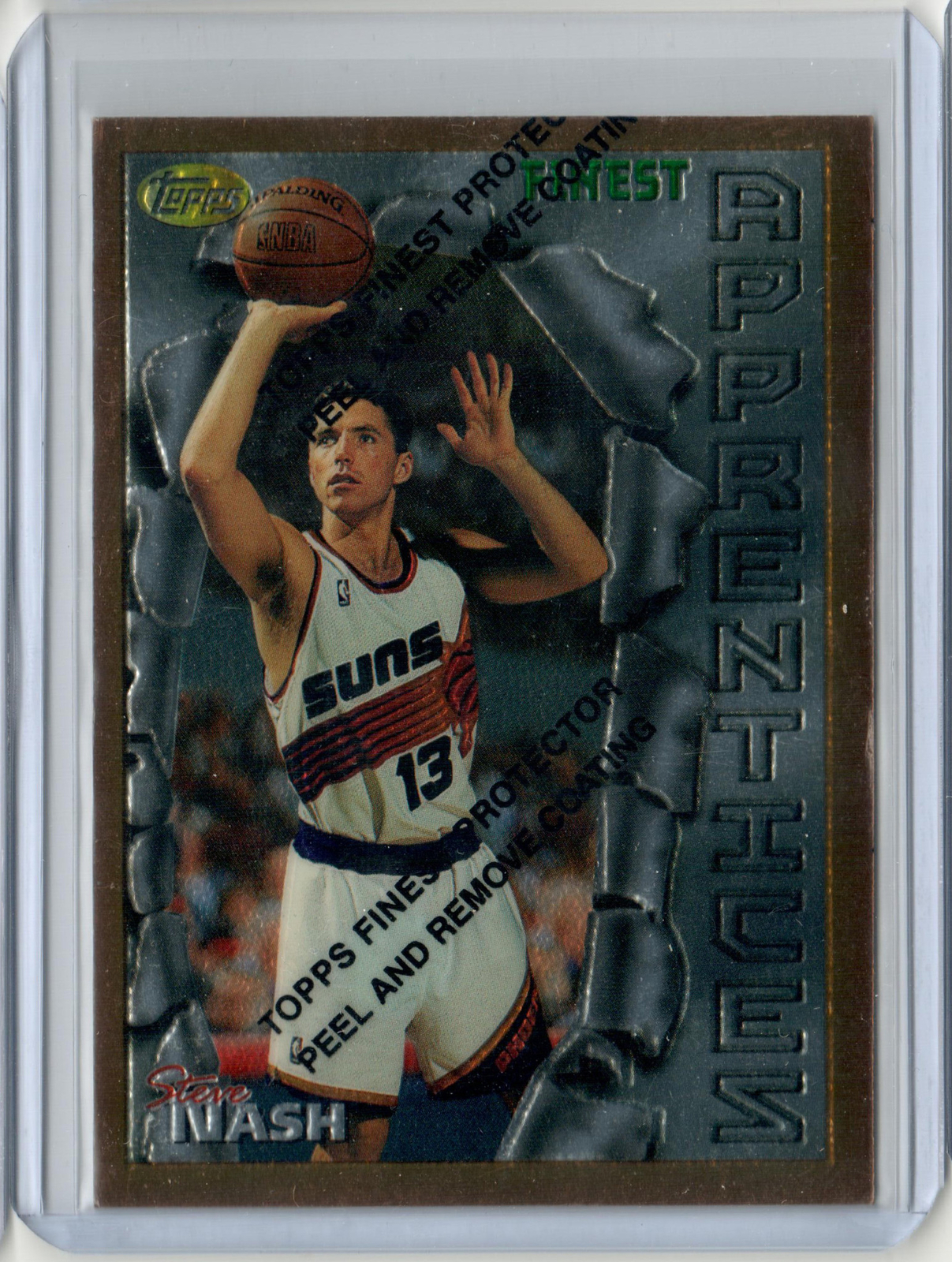 1996 Finest Steve Nash w/ Coating #75 Rookie RC HOF QTY AVL