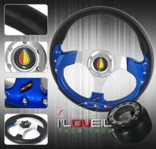 For 96-04 Tacoma 3mm Steering Wheel Combo Set +Hub Adapter Kit +Jdm Horn Button