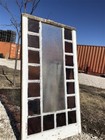 Antique Stained Glass, Rectangular Church Window, Architectural Art Glass, A10