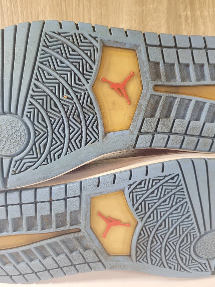 Zapato Nike Air Jordan Alpha 1 Low Para Hombre 10.5 EE. UU. Rojo Blanco Azul 453839-102 Foto 4 de 4