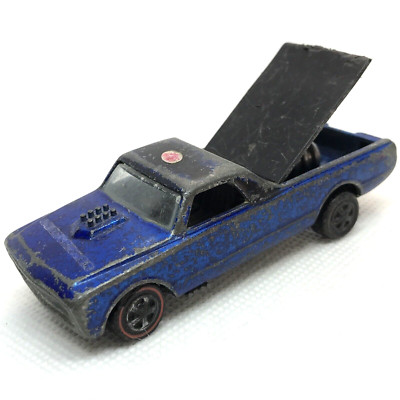 ミニカー Hot Wheels Custom Fleetside 1968 Redline Hot Wheels Redline Custom Fleetside 1968 Blue Sweet Sixteen Made