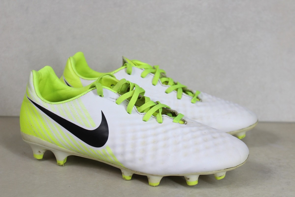 NIKE MAGISTA ONDA II FG BOOTS 844411-109 WHITE BLK VOLT PURE
