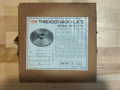 Eron Threaded Back Plate No. PS1