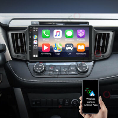 10.1 For Toyota RAV4 2013-2019 Android 13.0 Apple Carplay Car GPS Stereo Radio