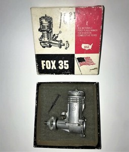 fox 35 model airplane engine