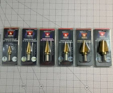 Neiko Titanium Step Drill Bit High Speed Steel New Sealed Pick Size