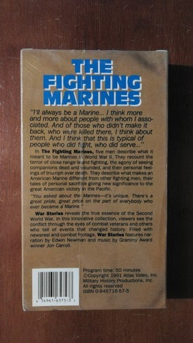 WAR STORIES THE FIGHTING MARINES (VHS) - Imagen 2 de 2