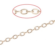Jewellery Making Chain - DIY Bracelet Necklace -  Cable Curb Snake Rope Figaro
