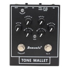 Demonfx Tone Mallet Bass PreAmp Boost/OD with DI Fast US Ship Just Arrived!