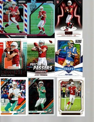 Josh Rosen Collection 53 Cards 37 Different Cards High Beckett Value $54