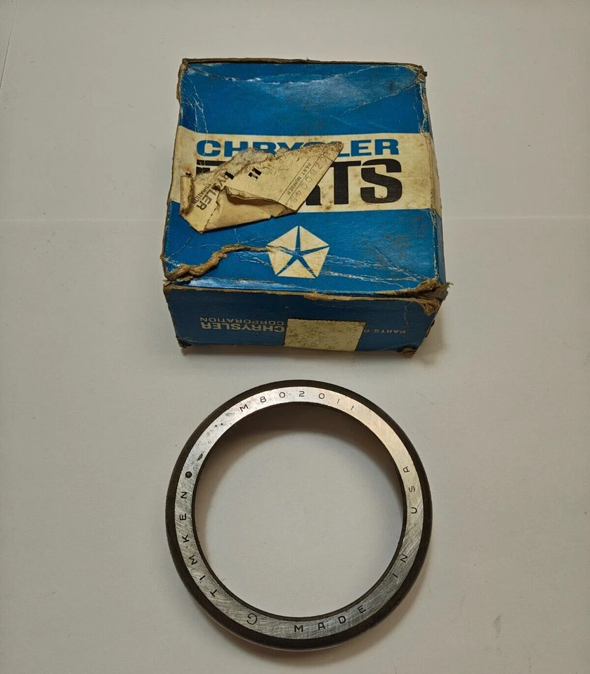 1969 - 1976 年道奇普利茅斯克莱斯勒传动小齿轮轴承后杯 2800485 NOS。 — 第 3/4 张图片