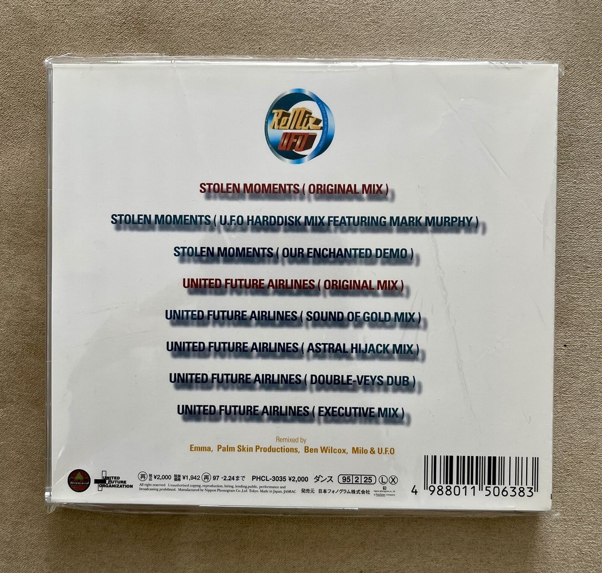 United Future Organization ‎– Remix CD Sealed Japanese Edition | eBay