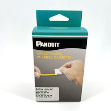 PANDUIT S075X125VAC Self Laminating P1 label Cassette Black On White