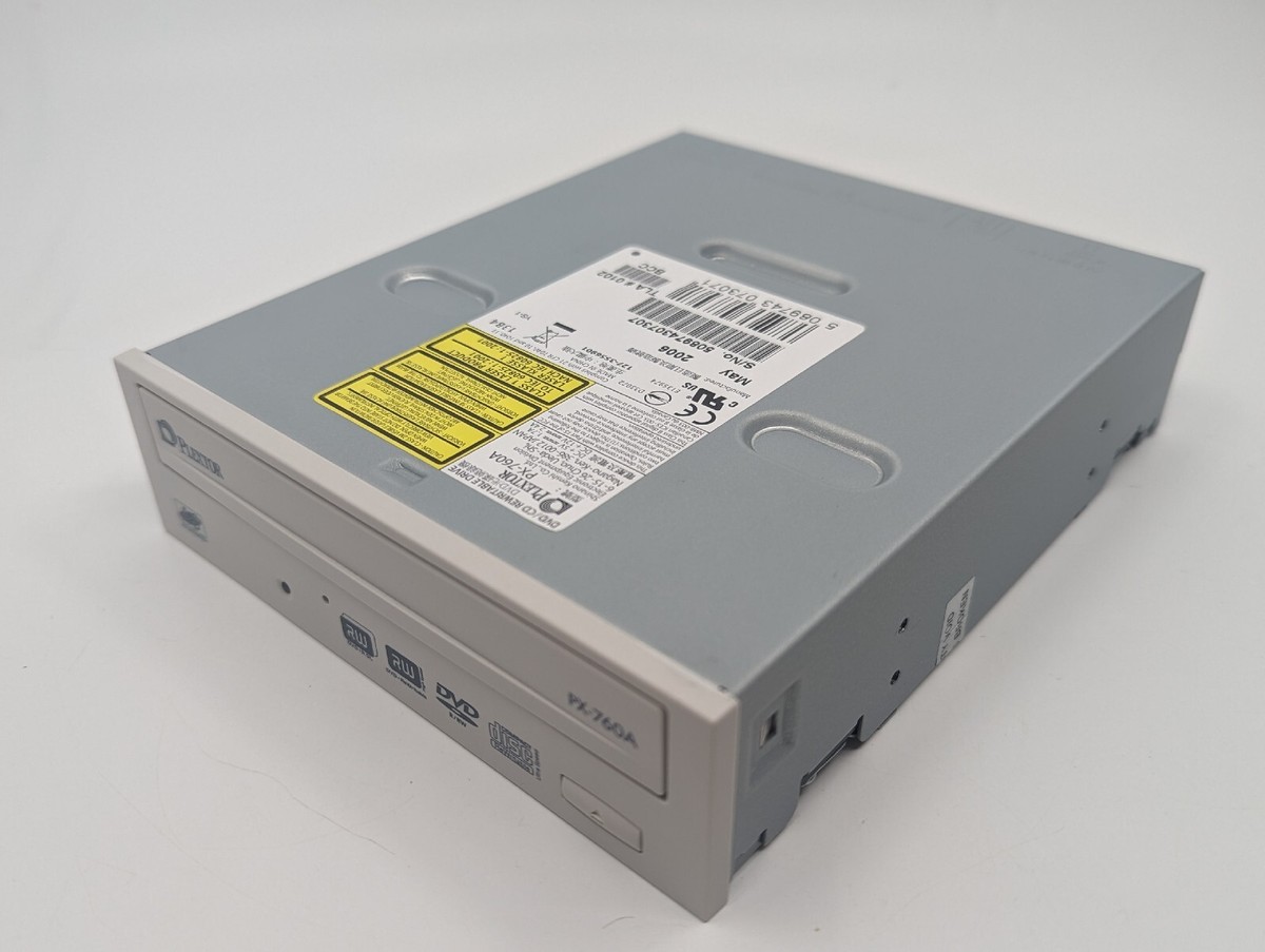 NOS] Plextor PX-760A 18x DVD±RW Internal Drive, White, US Seller