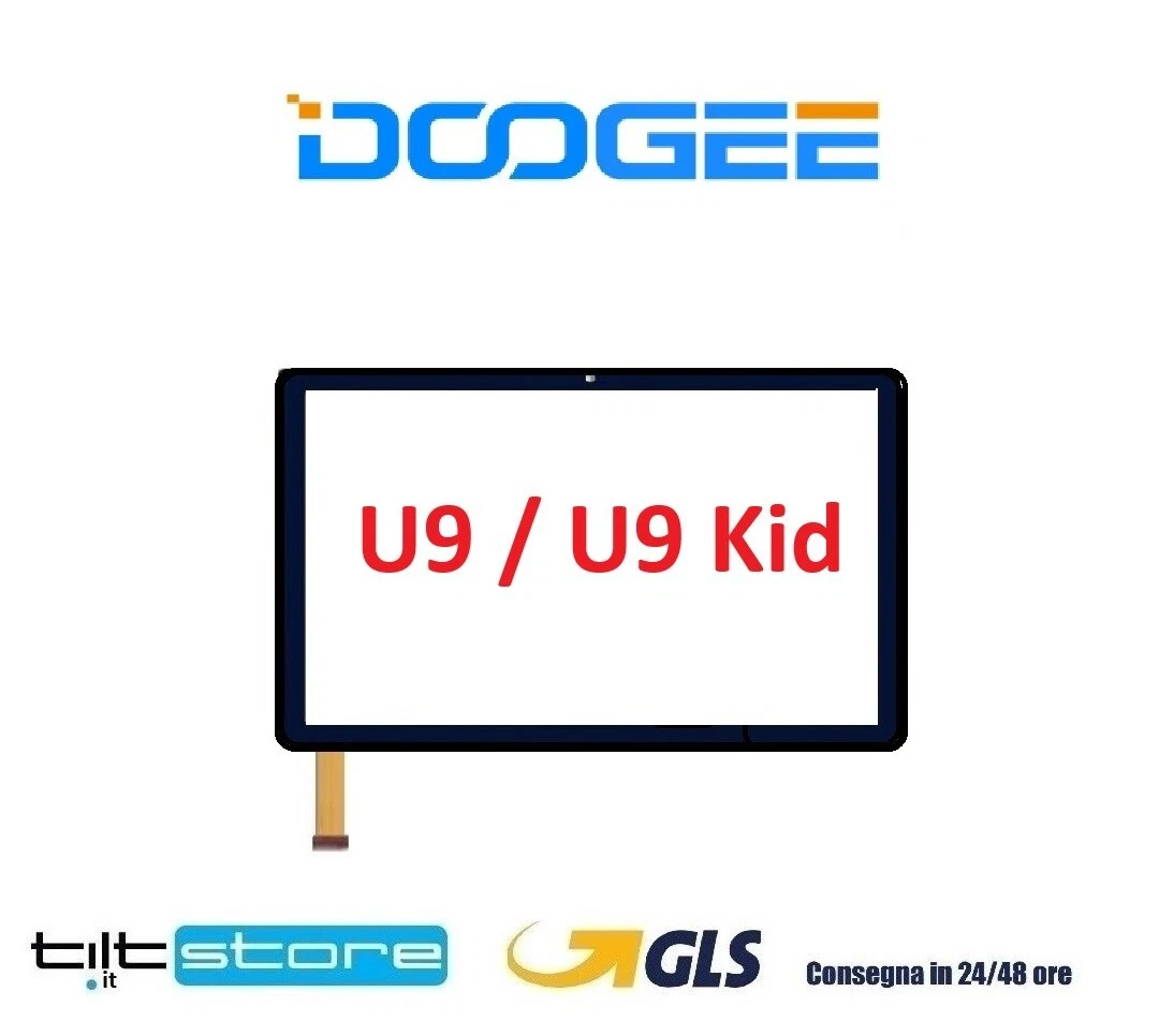 Vetro Touch Screen Per Tablet Plimpton Kids 10 | Ricambio Nero Compatibile Con Vari Modelli