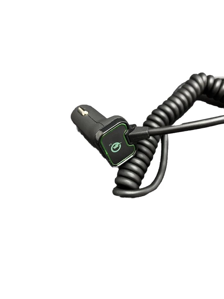 Qmadix 7ft USB-C Car Charger with Qualcomm Quick Charge For Samsung and Iphone - Image 2 of 3