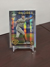 2024 Topps Chrome Update Alek Jacob #USC129 Rookie RC PRISM REFRACTOR