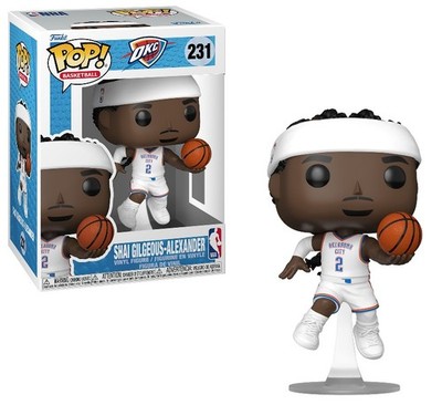 Shai Gilgeous-Alexander (OKC Thunder) (White Jersey) NBA Funko Pop!