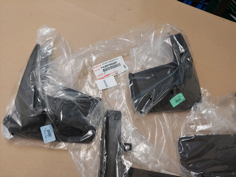 Lexus UX Front & Rear Splash Guard Mud Flap Set PK38976K00EP 2019-on Genuine NEW - Image 4 of 4