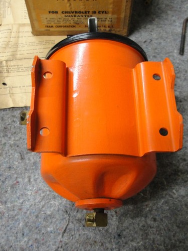 MEGA RARE NOS VINTAGE FRAM F4-19P/W OIL FILTER ASSEMBLY 1955 CHEVROLET V-8 - Picture 6 of 12