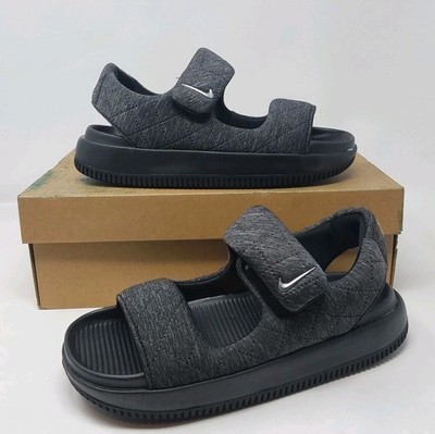 Nike Calm Sandal SE Women s Size 8 Black Adjustable Comfort Slides HJ9000-002