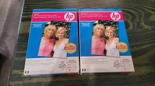 2 HP Premium Plus Photo Paper Soft Gloss 4x6 - New 100-Sheet Pack for Inkjet