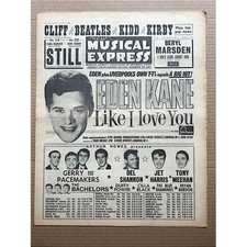 VARIOUS 1963 NME MAGAZINE SEPTEMBER 13 1963 - EDEN KANE Cover advert+/BEATLES/CL