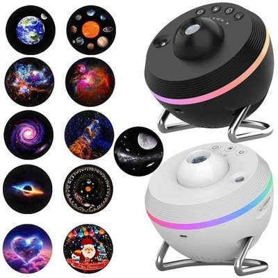 LED Sternenhimmel Lampe Projektor 13 Blatt Film Galaxy Starry Stern Nachtlicht