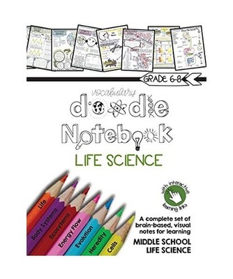 Life Science Doodle Notebook, Captivate Science