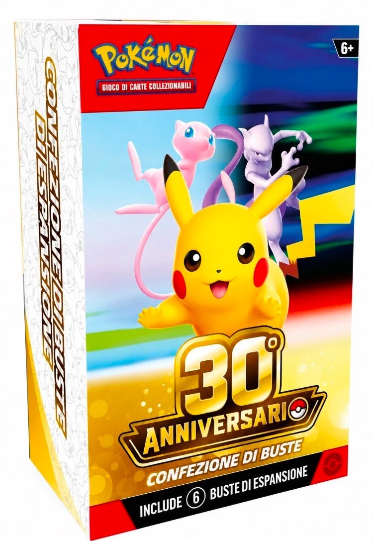 Pokemon 30 Anniversario Bundle 6 Buste - ITA - PREORDER✅