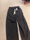 NEW Aerie Wide Leg Sweatpants Womens Size M Gray Black Pull On Lounge Athleisure — photo 6