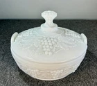 Vintage Imperial Milk Glass Candy Dish