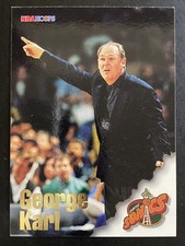 George Karl 1996-97 NBA Hoops Basketball Seattle SuperSonics Head Coach #273